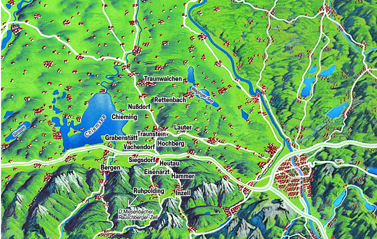 Karte Traunstein